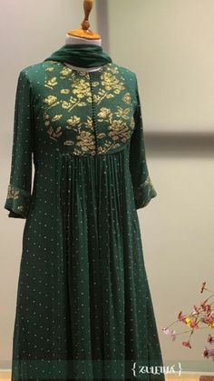 Aline Kurti Design, Umbrella Kurti, Georgette Kurtis, Silk Kurtis, Anarkali Suits Designer, Dress Anarkali, Salwar Neck Designs