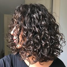 Perms For Thick Hair, Perm Medium Hair Length, Shoulder Length Permed Hair Loose Waves, Perm Thick Hair, Perm For Shoulder Length Hair, Perm Styles For Short Hair, Body Perms For Medium Length Hair, Perm Short Hair Girl, Medium Length Hair Perm