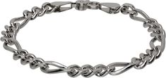 Find TOM WOOD Silver Bo Thick Bracelet on Editorialist. Figaro chain bracelet in rhodium-plated recycled sterling silver. Lobster-clasp fastening. Supplier color: 925 silver Silver Brutalist Bracelets As Gift, Tom Wood, Modernist Hallmarked Sterling Silver Bracelet, Figaro Chains, Figaro Chain, Recycled Sterling Silver, Chain Bracelet, Rhodium Plated, Apparel Accessories