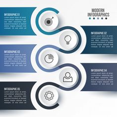 three options for info graphics to be displayed