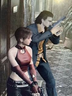 Billy X Rebecca, Billy Coen, Meow Meow, The Man, Video Games, Universe, Fan Art