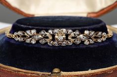 Antique Circa 1920s Art Deco  18k Gold Natural Diamond Decorated Bracelet In very good condition. Total weight is 12.9 grams. Totally is rose cut diamond 0.50 ct. Totally is brilliant cut diamond 0.10 ct. The diamond is has G-H color and vvs-vs clarity. Total lenght is bracelet 19 cm. Please contact for any questions. Vintage Brilliant Cut Diamond Bracelet For Wedding, Vintage Diamond Cut Bracelet For Wedding, Victorian Diamond Bracelets For Gifts, Victorian Diamond Bracelets As Gift, Vintage Diamond Bracelet With Brilliant Cut For Formal Occasions, Victorian Diamond Bracelets For Gift, Vintage Diamond Accents Bracelet For Formal Occasions, Vintage Rose Cut Diamond Bracelet, Vintage Diamond Bracelet For Anniversary