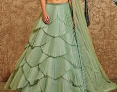 Lehenga Skirt Designs, Latest Trendy Lehenga Designs, Wedding Outfits For Women, Long Frock Designs, Stylish Kurtis Design, Trendy Outfits Indian, Lehnga Dress