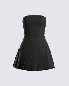 Own your power in this black pleated mini dress 🖤 Made from suiting fabric, complete with princess seams and belt loops - this dress will have you putting everyone in their place 😜 Own Your Power, Dress Stylish, Suiting Fabric, Dress Pleated, Fame Dr, Pleated Mini Dress, Dec 26, Princess Seams