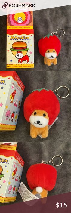 Afroken tomato keychain Clothes Stickers, Cat Hacks, Cute Items, Phone Charms, Little Critter, Take My Money