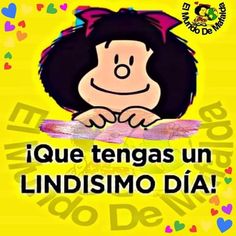 an image of a cartoon character with the words in spanish and english on yellow background