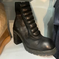 Sz 39.5 Nib Initially Priced At $1795 Guidi Boots Guidi Boots, Yellow Leather, Moto Boots, Black Leather Boots, Pink Leather, To My Daughter, Leather Boots, Heeled Boots, Hot Pink