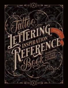 the tattoo lettering instruction reference book