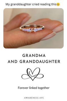 "Gave this as a gift to my nine year old granddaughter and she loved it. That rates five stars by itself. It’s so pretty". - Michaela W. 🥰 Your Granddaughter is one of a kind. She lights up your life with her smile and makes you feel incredibly proud. Now, it’s time to celebrate her uniqueness with a very special gift. It comes complete with our heartfelt giftcard, so she knows how much you cherish her. Get one for your granddaughter today and save 50%. Grandma And Granddaughter, Granddaughter Jewelry, Grandma Granddaughter, Gift For Grandmother, Grandmothers Love, Granddaughter Gift, Best Gift Ideas, She Knows, Gift For Grandma