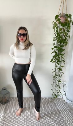 Faux Leather Leggings True to Size, Model is wearing size Medium Trendy Chic, Beautiful Inside And Out, Faux Leather Leggings, Leather Leggings, We Wear, Faux Leather, Size Medium, Leggings, Boutique