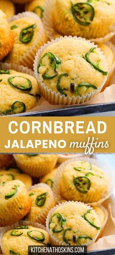 Buttermilk Cornbread Muffins, Jalapeno Corn Muffins, Recipes Muffins, Cornbread Muffins Recipe, Jalapeño Cornbread, Soup Appetizers, Cornbread Muffins, Corn Muffins, Crumpets