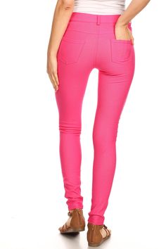 Make Your Move High Rise Jegging – ICONOFLASH Stretch Pink Jeans For Fall, Solid Color Full-length Jeggings For Fall, Full Length Jeggings For Fall, Pink Stretch Jeans For Fall, Trendy Tight Fit Spring Jeans, Trendy Tight Jeans For Spring, Fall Full-length Jeggings, Comfort Stretch Elastane Jeggings For Fall, Trendy High Stretch Solid Color Jeans