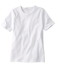 #LLBean: Women's Pima Cotton Tee, Short-Sleeve Crewneck Knit Tops, Supima Cotton, Women's Shirts, White Tee, Ll Bean, L L Bean, Pima Cotton, Cotton Tee, Women Long Sleeve