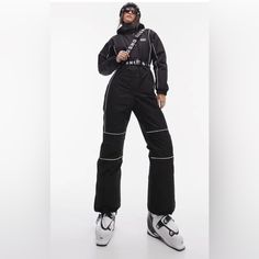 Topshop Sno Hooded Belted Waterproof Ski Suit. Size 14. Brand New No Tags. See Pictures. Snowsuit Size 14. Ski Suit, Ski Suits, Snow Jacket, Snow Suit, Skiing, Topshop, Jackets & Coats, Jackets For Women, Size 10