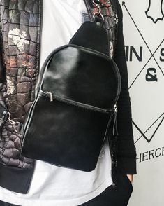 Item description. What would you call it at a first sight, a bag or a backpack? It's at once a bag, a backpack and something in between! Relatively small in size, but very spacious and practical. Zip-fasteners make it look more modern and dynamical. Zip pocket on the front wall : 8.3 x 6.7 in / 21 x 17 cm Inside pocket on the back wall : 6.7x5.5 in / 17 x 14 cm Adjustable Strap 43.3 in / 110 cm. It is fixed on carbines which can be fastened to the left or right side Size : 12.2 x 8.7 x 2 in 31 x Large Capacity Leather Crossbody Chest Bag, Leather Chest Bag With Large Capacity, Casual Leather Chest Bag With Large Capacity, Casual Leather Chest Bag For School, Casual Leather School Chest Bag, Leather Chest Bag With Zipper For School, Soft Leather Shoulder Chest Bag, Leather Chest Bag Backpack For On-the-go, Leather Chest Bag Backpack