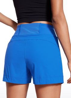 The hiking shorts made of lightweight, quick-dry fabric. Provide you with the best experience while exercising. Multifunctional pockets free your hands and let you exercise without burden. The internal drawstring design enhances the aesthetics and makes the shorts more concise and generous. Feature & Fitting: 
 Designed for hiking 
 Mid-Rise, 4 inches 
 Two side zip pockets 
 Breathable net pocket 
 Elastic waistband with inner drawstring 
 Fabric: 
 Ripstop fabric, resistant to tear 
 2-way Sporty Cargo Shorts With Built-in Shorts, Blue Activewear With Built-in Shorts For Outdoor Activities, Functional Hiking Activewear With Built-in Shorts, Summer Trail Running Activewear With Built-in Shorts, Casual Athletic Shorts For Trail Running In Summer, Outdoor Athletic Shorts With Side Pockets, Outdoor Athletic Shorts With Elastic Waistband, Solid Color Athletic Shorts With Elastic Waistband For Outdoor, Solid Athletic Shorts With Elastic Waistband For Outdoor Activities