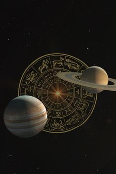 the planets and their astro signs are shown in this artist's rendering