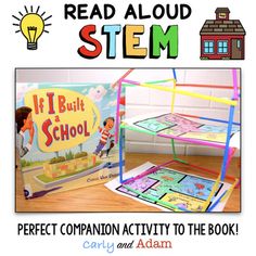 If I Built A School Stem, If I Built A School Activities, If I Built A School, Teamwork Challenges, Steam Activities Elementary, Afterschool Program, Steam Lab, Stem Lessons, Reading Week