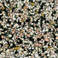 an image of a mosaic tile pattern that looks like it is made out of rocks