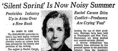 an old newspaper article with a woman's profile on it