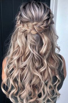 Partial Updo, Wedding Hairstyles Bridesmaid, Half Up Half Down Hairstyles, Wedding Hairstyles Half Up Half Down, Shag Haircut, Braided Hairstyles For Wedding, Easy Braids