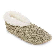 These Mixit women's slipper socks are perfect for chic lounging days at home. Made from soft knit with a faux fur lining, they have grips along the bottom for extra traction. Wear them with pajamas or loungewear.# Pieces In Set: 1 PairFiber Content: 100% AcrylicFabric Description: KnitCare: Hand Wash, Line DryCountry of Origin: Imported Chic Lounge, Slipper Socks, Home Made, Soft Knits, Womens Slippers, Faux Fur, Pajamas, Lounge Wear, At Home