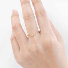 "Band width is 1.5x1.5mm. Made of 100% recycled solid gold, available to choose from 14k/18k yellow gold, rose gold or white gold. This ring will match best with 6mm diameter center stone ring or 8x6mm oval stone ring. You can match any ring with 7.5mm wide center stone and 3.3mm dip. [Trial Service] We offer ring trial service for customers in the USA. Please search for \"trial service\" in our shop. [Ring Size] Please make sure to order the correct ring size. If you are unsure of the ring size Dainty Open Band Stackable Rings For Formal Occasions, Dainty Midi Rings With Polished Finish, Dainty Rings With Polished Finish, 14k Gold Midi Rings With Polished Finish For Wedding, Dainty 14k White Gold Couple Rings, Dainty Rose Gold Midi Rings For Formal Occasions, Minimalist Diamond Cut Stackable Rings For Formal Events, Classic Tiny Midi Rings For Wedding, Classic Tiny Midi Wedding Rings