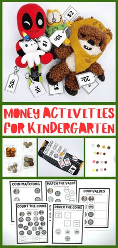 money activities for kids to play with and learn how to use them in the classroom