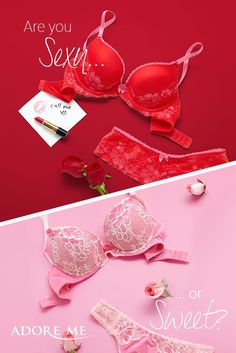 Red Bra, Beauty Shots, Bra Panty, Stylish Dress Designs