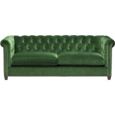 William Sofa, Vance Emerald - Modern Furniture - Sofas - High Fashion Home Emerald Green Sofa, Tufted Couch, Tufted Furniture, Contemporary Couches, Green Couch, Velvet Couch, Green Sofa, Beautiful Sofas, Tufted Sofa