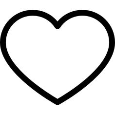 a black and white heart icon