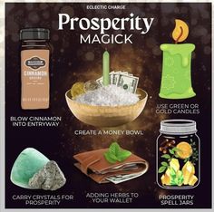 Money Oil Recipe, Prosperity Magick, Money Bowl, Wicca Recipes, Prosperity Spell, Magickal Herbs