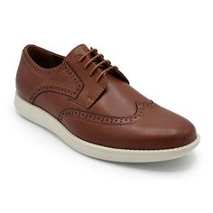 Dress up your looks with these Aston Marc men's casual wingtip oxford shoes. Click this FOOTWEAR GUIDE to find the perfect fit and more! Dress up your looks with these Aston Marc men's casual wingtip oxford shoes. Click this FOOTWEAR GUIDE to find the perfect fit and more! FEATURES Padded footbed for all day comfort Durable rubber outsoleDETAILS Manmade upper and lining TPR Outsole Wingtip toe Lace-up Closure Padded footbed 1-in. heel 0.5-in. platform Spot clean Imported Size: 8.5. Color: Lt Bro Casual Wingtip Lace-up Business Shoes, Casual Wingtip Oxfords For Business, Casual Wingtip Oxfords With Leather Sole, Casual Wingtip Dress Shoes With Goodyear Welt, Casual Wingtip Oxford Lace-up Shoes, Casual Oxford Wingtip Lace-up Shoes, Casual Wingtip Oxford Shoes, Casual Wingtip Oxfords In Oxford Material, Casual Oxford-style Lace-up Wingtip Shoes