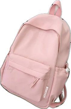 Pink Softback Backpack For Study, Pink Backpack With Pockets, Trendy Backpack With Pockets, Pink Backpack With Pockets For Daily Use, Trendy Standard Backpack With Pockets, Pink Backpack With Pockets For Everyday Use, Pink Travel Backpack With Pockets, Standard Student Backpack With Pockets, Softback Bags With Pockets For Students