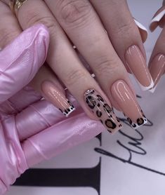 Kylie Nails, Wow Nails, Beige Nails, Leopard Nails, Long Square Acrylic Nails, Pink Acrylic Nails, Square Acrylic Nails