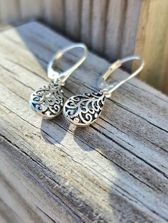 Lever back teardrop earrings sterling silver filigree earrings, minimalist jewelry, dangle earrings Filigree Earrings, Sterling Silver Filigree, Earrings Minimalist, Etsy Earrings Dangle, Silver Filigree, Silver Earrings Dangle, Earrings Sterling Silver, Minimalist Earrings, Teardrop Earrings