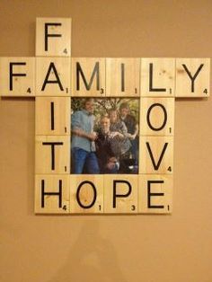 a crossword puzzle with the words family love hope on it