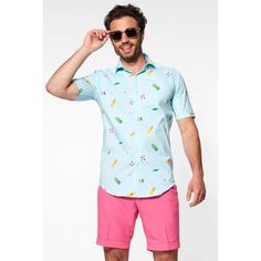 Pool Life shirt | Beach shirt | Summer shirt | OppoSuits Blue Cotton Short Sleeve Shirt For Summer, Blue Cotton Camp Shirt For Summer, Fitted Summer Beach Shirt, Summer Printed T-shirt With Camp Collar, Short Sleeve Summer Vacation Shirt, Summer Short Sleeve T-shirt For Warm Weather, Casual Short Sleeve Summer Shirt, Spring Beach Cotton Short Sleeve Shirt, Spring Summer Short Sleeve Shirt