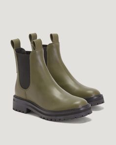 The Lug Chelsea Boot Beech – Everlane Cool Attitude, A Punk, Chelsea Boot, Punk Rock, Chelsea Boots, Chelsea, Water Resistant, Spray, Boots