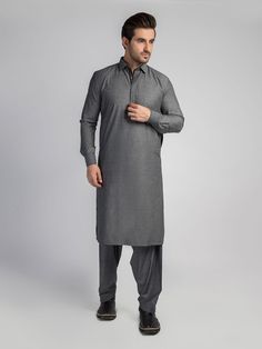 Mens Gray Textured Shirt Collar Shalwar Kameez Mens Eid Shalwar Kameez Color: Gray Fabric: Wash and wear Dress Type: Handmade Please beware when you're choosing the variations of this dress. Feel free to discuss any issue regarding your order. You'll get a quick solution and will be satisfied. Classic Unstitched Suit For Eid, Classic Unstitched Suit For Eid Semi-formal, Classic Unstitched Suit For Eid And Semi-formal Occasions, Classic Semi-formal Unstitched Suit For Eid, Classic Long Sleeve Traditional Wear For Eid, Unstitched Cotton Churidar, Classic Unstitched Kurta For Semi-formal Occasions, Classic Kurta With Naqshi For Festive Occasions, Semi-formal Lawn Suit With Long Sleeves