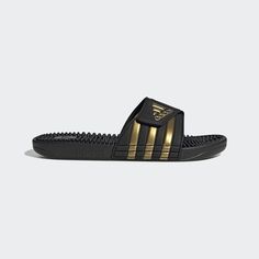 adidas Shop the Adissage Slides - Black at adidas.com/us! See all the styles and colors of Adissage Slides - Black at the official adidas online shop. Adidas Shop, Adidas Online, Post Workout, Black Adidas, Gold Metal, Slides, Online Shop, Slip On, Adidas