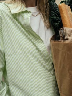 Striped Green Shirt Outfit, Green Striped Button Down Shirt Outfit, Striped Shirt Outfit Hijab, Green Striped Shirt Outfit, Green Stripes Shirt, Striped Button Up Shirt Outfit, Green Stripe Button Up Shirt, Green And White Outfit, Green Shirt Outfit