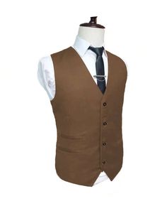 Brown Semi-formal Suit With Pockets, Brown Suits With Buttons For Work, Brown Workwear Suits With Buttons, Elegant Brown Suits With Pockets, Elegant Brown Suit With Pockets, Elegant Brown Suits, Brown Suits With Button Closure For Office, Brown Office Suits With Button Closure, Brown Suits With Button Closure And Suit Collar