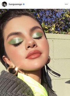 Green Eyeshadow Looks, Green Eyeshadow Look, Bluish Green Eyes, Cute Eyeshadow Looks, Eyeshadow For Blue Eyes, Green Makeup, Top Makeup Products, Make Up Inspo