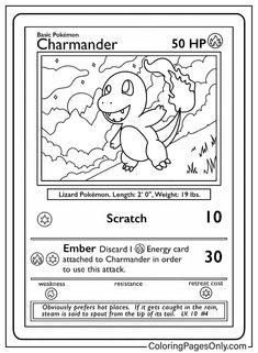 the pokemon card is shown in black and white