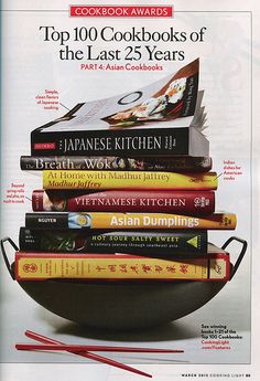 a stack of books sitting on top of a bowl