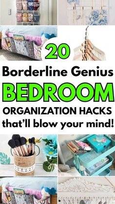 20 bedroom organization hacks that'll blow your mind