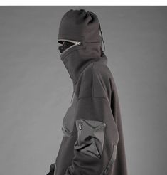 Discover our innovative tactical sweater: your armor against the urban elements. Presenting the Tactical Sweatshirt - a manifestation of avant-garde urban style, meticulously designed for the tenacious and refined. Visualize yourself navigating through the cityscape's concrete jungle, this high-tech sweatshirt shielding you from the vagaries of the urban environment. This innovative combat sweatshirt will become your statement piece, distinguishing you from the masses. This garment's design is a Gray Techwear Sweatshirt For Fall, Functional Gray Sweatshirt For Winter, Gray Techwear Hoodie For Outdoor, Modern Winter Sweatshirt For Streetwear, Oversized Functional Sweatshirt For Streetwear, Functional Gray Sweatshirt For Streetwear, Gray Techwear Sweatshirt For Streetwear, Oversized Urban Sweatshirt For Outdoor, Modern Winter Streetwear Sweatshirt