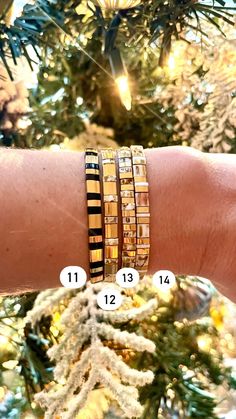 Tila Bead Bracelet W 24kt Gold Plated Beads - Etsy Gold Heishi Beads Beaded Bracelets Gift, Gold Heishi Beads Bracelets As Gift, Gold Heishi Beads Bracelet Gift, Gold Heishi Beads Bracelet With Letter Beads, Diy Jewlery, Star Bracelet, Bead Bracelets, 24kt Gold, Bijoux Diy