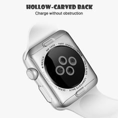 an apple watch is shown with the text, re - opening on it's screen